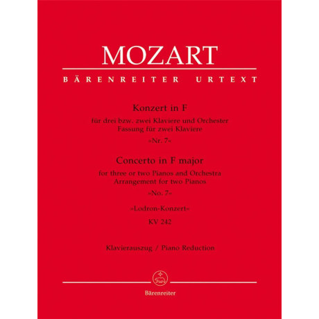 Mozart - Concerto in Fa Maggiore KV242 per 2 Pianoforti
