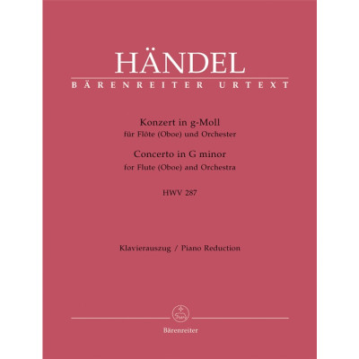 Handel - Concerto in Sol Minore HWV287 per Flauto e Piano