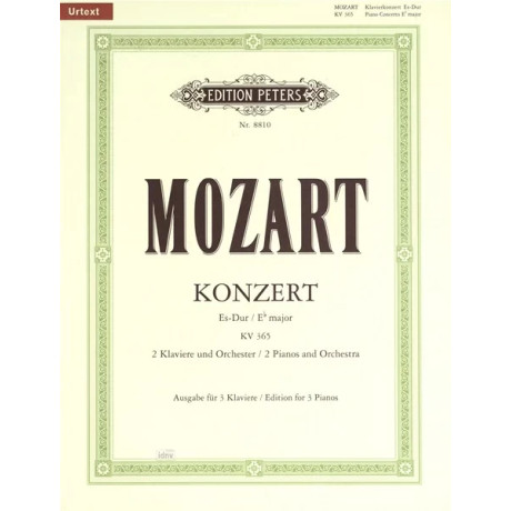 Mozart - Concerto in Mib Maggiore KV365 per 3 Pianoforti