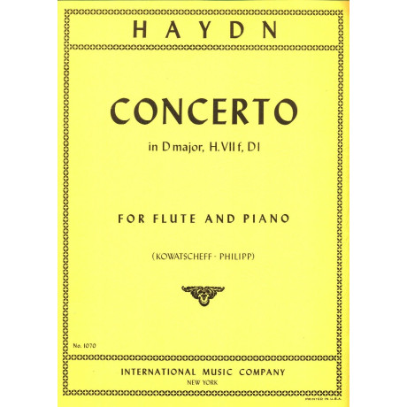 Haydn - Concerto in Re Maggiore per Flauto e Piano