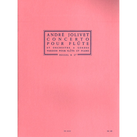 Jolivet - Concerto per Flauto e Pianoforte