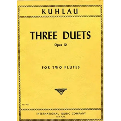 Kuhlau - 3 Duetti Op.10 per Due Flauti