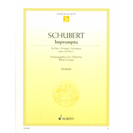 Schubert - Improvviso in Lab Maggiore Op.142 n.2 per Pianoforte