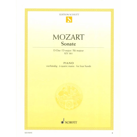 Mozart - Sonata in Re Maggiore KV 381 per Pianoforte 4 Mani