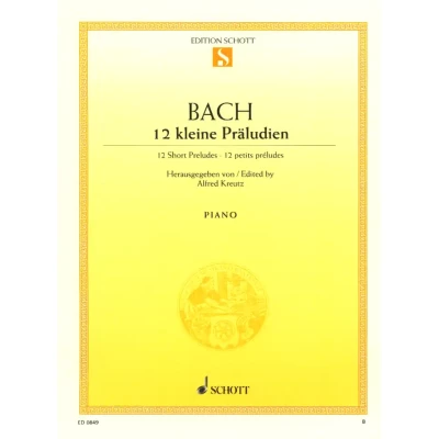 Bach - 12 Piccoli Preludi per Pianoforte