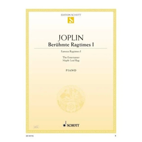 Joplin - Ragtimes Famosi Vol.1 per Pianoforte