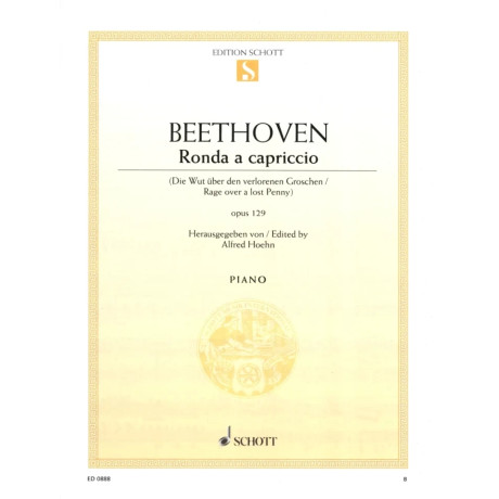 Beethoven - Rondò a Capriccio Op.129 per Pianoforte