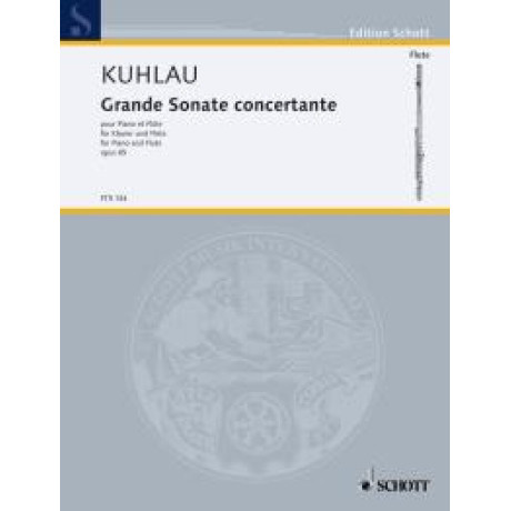 Kuhlau - Grande Sonata Concertante Op.85 Flauto e Piano