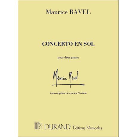 Ravel - Concerto in Sol per 2 Pianoforti
