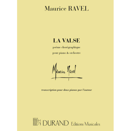 Ravel - La Valse Poème Chorègrapique per 2 Pianoforti