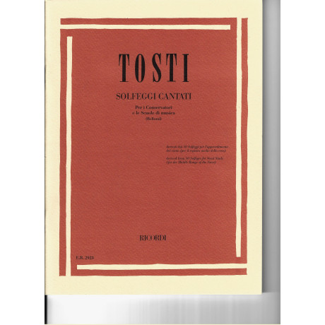 Tosti - Solfeggi Cantati