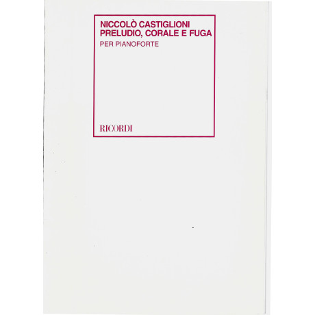 Castiglioni - Preludio Corale e Fuga per Pianoforte