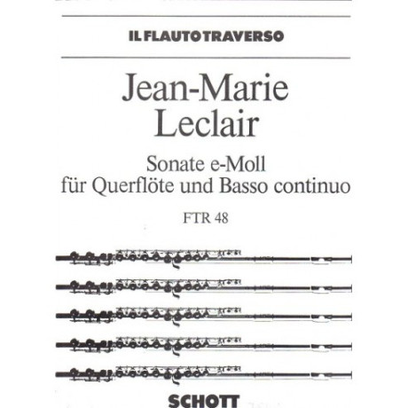 Leclair - Sonata in Mi Minore per Flauto e Piano