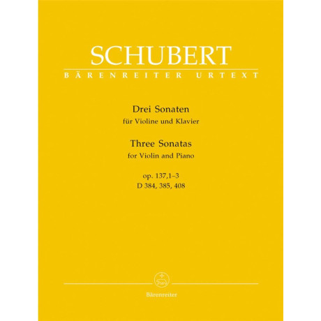 Schubert - 3 Sonate per Violino e Pianoforte