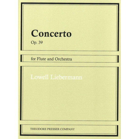 Liebermann - Concerto Op.39 per Flauto e Piano