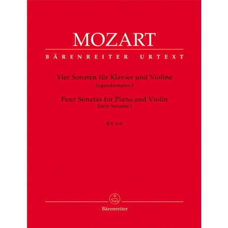 Mozart - 4 Sonate KV 6-9 per Violino e Pianoforte