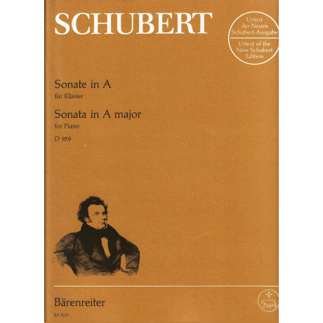 Schubert - Sonata in La Maggiore D959 per pianoforte