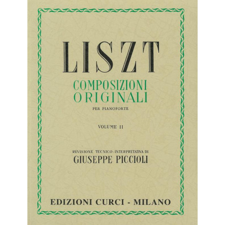 Liszt - Composizioni Originali Vol.2 per Pianoforte