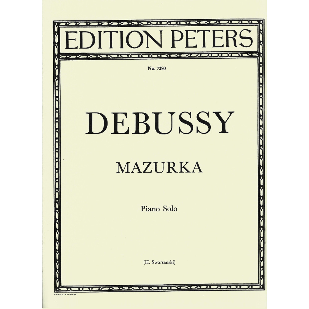 Debussy - Mazurka per Pianoforte Debussy - Mazurka per Pianoforte