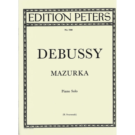 Debussy - Mazurka per Pianoforte