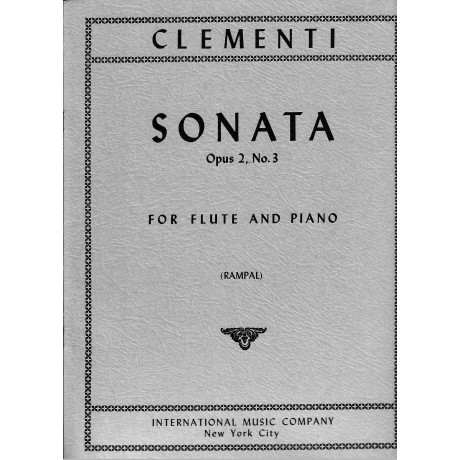 Clementi - Sonata Op.2 n.3 Per Flauto e Piano
