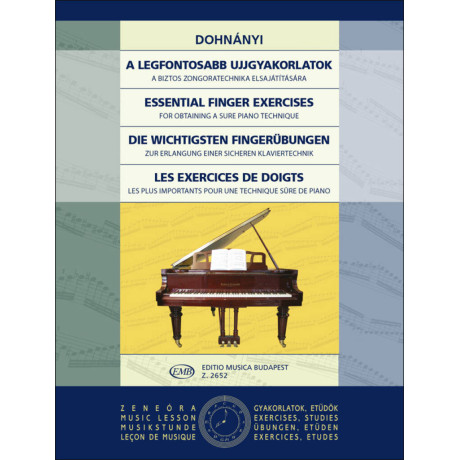 Dohnanyi - Essential Finger Exercises for Piano