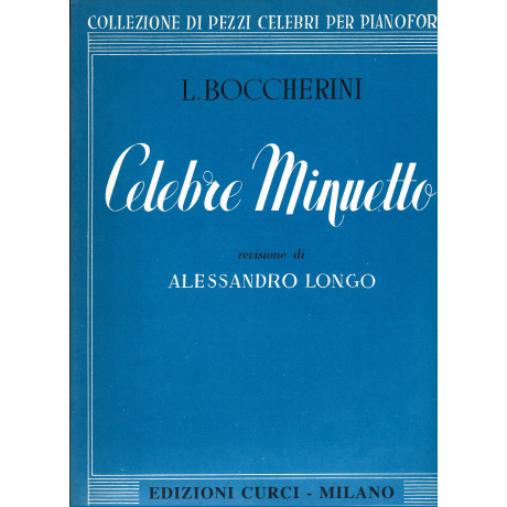 Boccherini - Minuetto Celebre  per Pianoforte