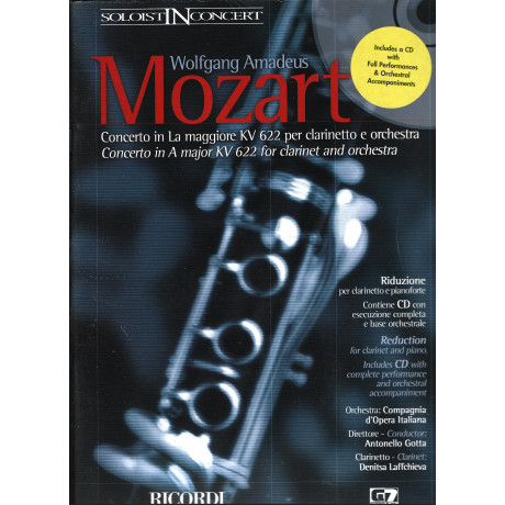 Mozart - Concerto in La Maggiore KV622 per Clarinetto e Piano