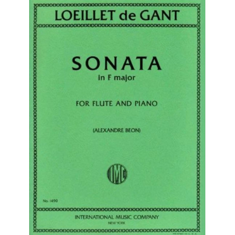 Loeillet de Gant - Sonata in Fa Maggiore Flauto e Piano