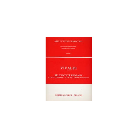 Vivaldi - Sei Cantate Profane a Voce Sola e Basso Continuo