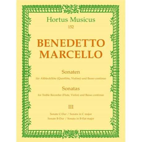 Marcello - 2 Sonate Op.2 n.6-7 per Flauto e Piano