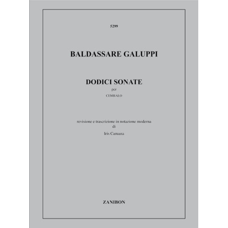 Galuppi - 12 Sonate per il cembalo