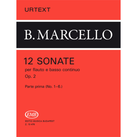 Marcello - 12 Sonate Vol.1 Op.2 per Flauto e Piano
