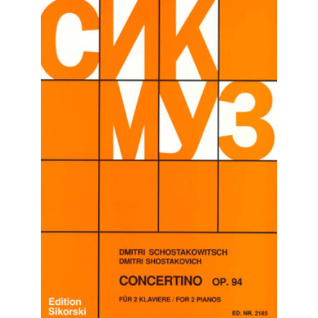 Shostakovich - Concertino Op.94 per 2 Pianoforti