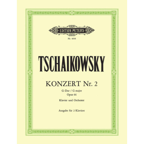 Tschaikowsky  -  Concerto n.2 in Sol Maggiore Op. 44 per 2 Pianoforti