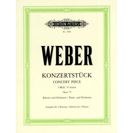 Weber -  Pezzo da Concerto in Fa Minore Op.79 per 2 Pianoforti
