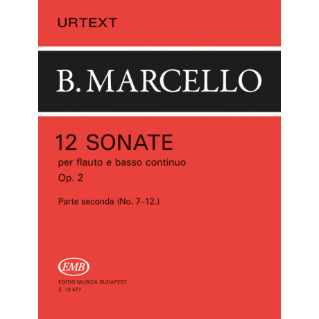 Marcello - 12 Sonate Vol.2 Op.2 per Flauto e Piano