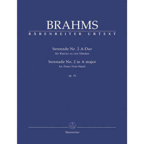 Brahms - Serenata n.2 in La Maggiore Op.16 per Pianoforte a 4 Mani