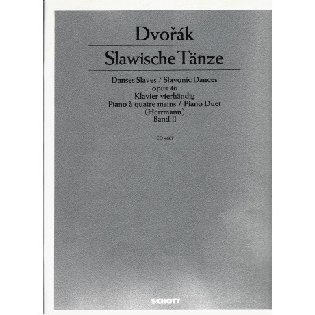 Dvorak - Danze Slave Op.46 Vol.2 per Piano a 4 Mani