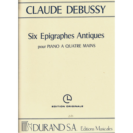 Debussy - Six Epigraphes Antiques  per Pianoforte a 4 Mani