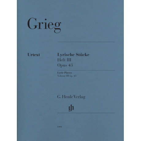 Edvard Grieg - Pezzi lirici, volume 3, op. 43