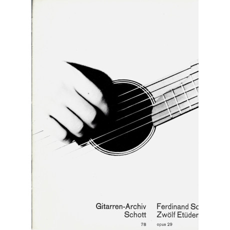 Sor - 12 Studi OP.29 per Chitarra