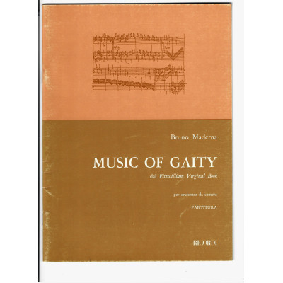 Maderna - Music of Gaity per Orchestra da Camera