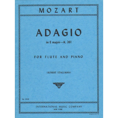 Mozart - Adagio in Mi Maggiore K 261 Flauto e Piano