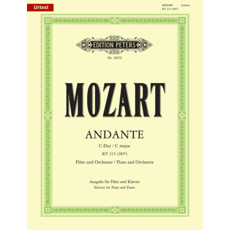 Mozart - Andante in Do Maggiore KV315 Flauto e Pf.