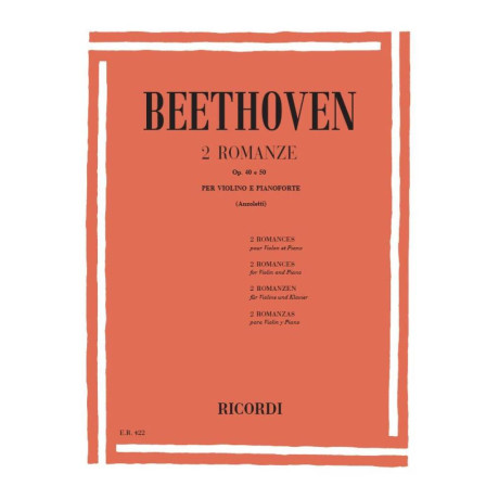 Beethoven - 2 Romanze Op.40 e 50 per Violino e Pianoforte