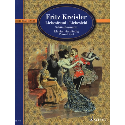 Kreisler- Liebesfreud-Liebesleid-Schon Rosmarin per Pianoforte a 4 Mani