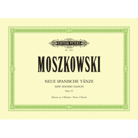 Moszkowski - New Spanish Dances Op.65 per Pianoforte a 4 Mani