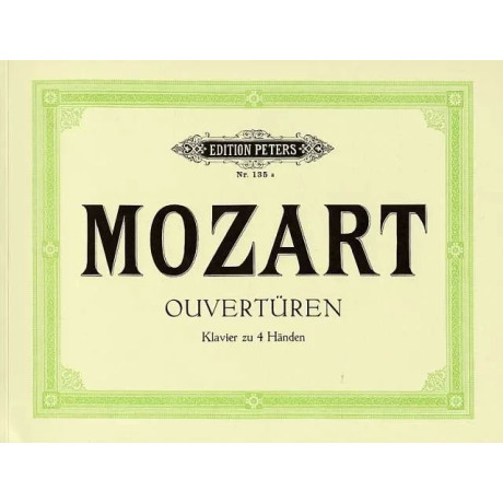 Mozart - Ouverturen per Pianoforte a 4 Mani