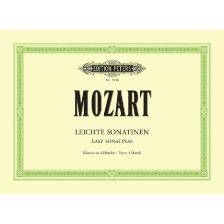 Mozart -  Sonatine Facili  per Pianoforte a 4 Mani